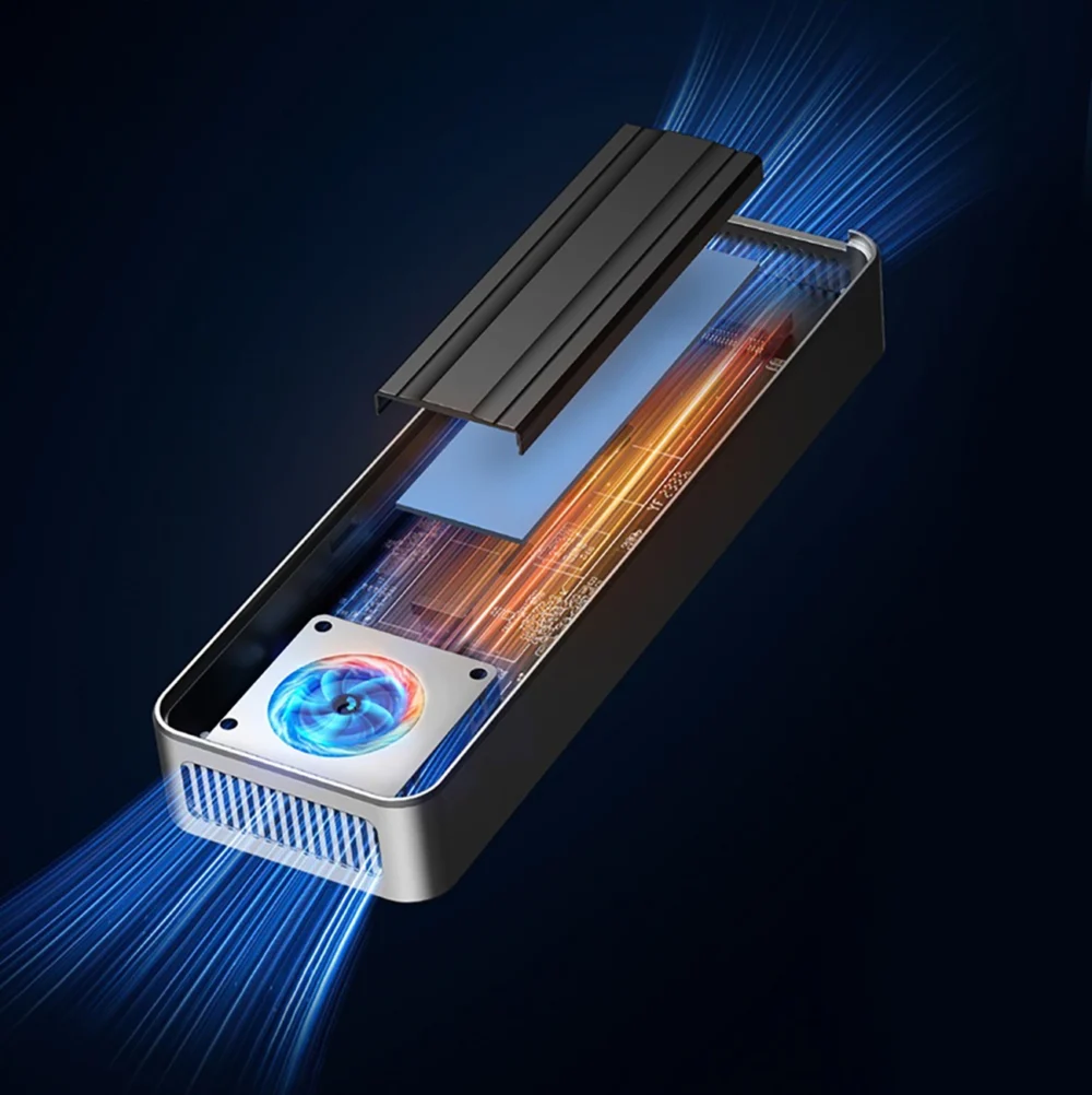 Orico OUM2-G20 M.2 NVME USB-C 3.2 20Gb/s Disk Drive - Silvereng