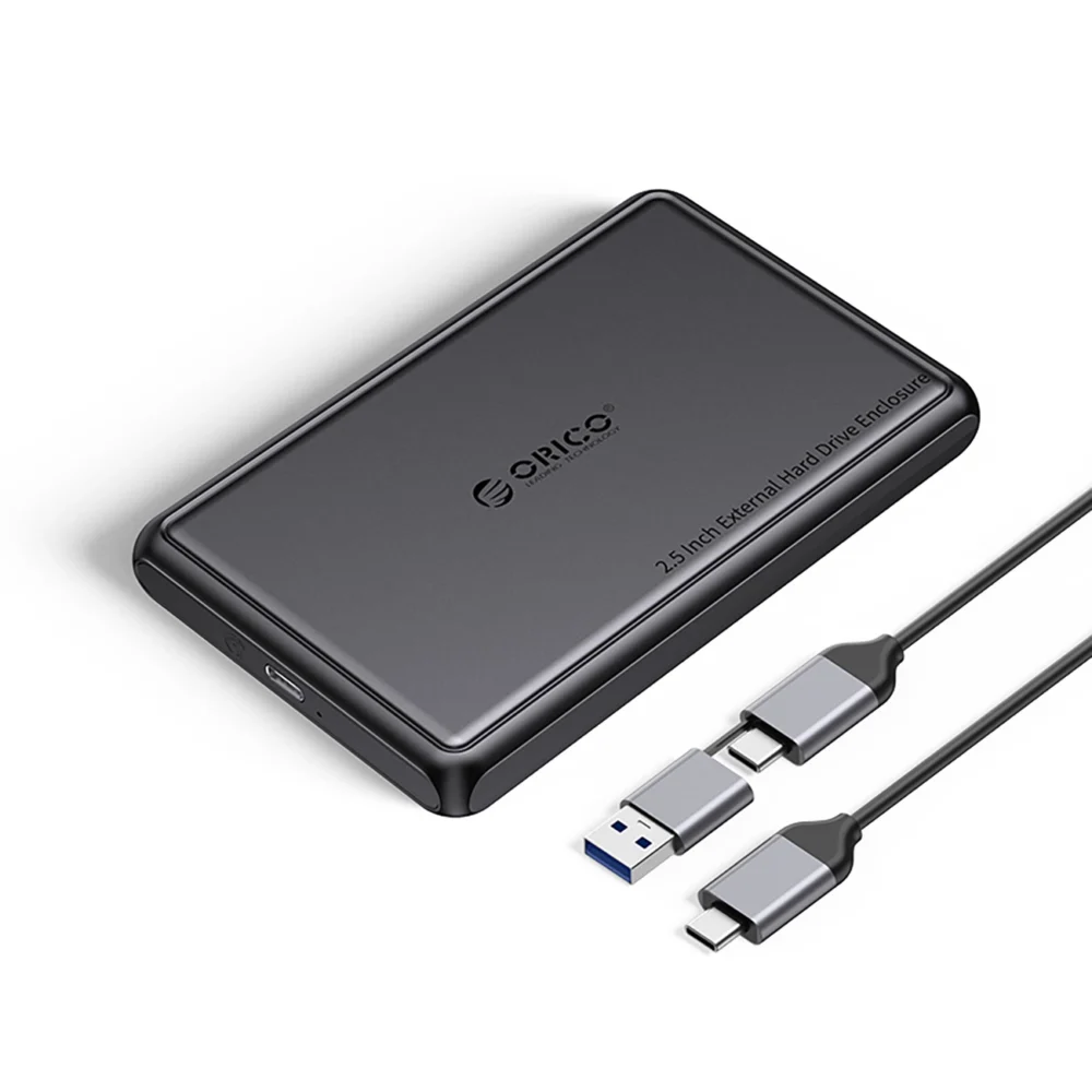Orico DDL25-C3 2.5" HDD/SSD USB-C 5Gb/s Disk Drive - Blackeng