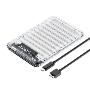 Orico 2139U3-V1 2.5" HDD/SSD USB Micro-B 5Gb/s Disk Drive - Transparenteng