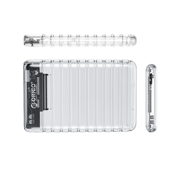 Orico 2139U3-V1 2.5" HDD/SSD USB Micro-B 5Gb/s Disk Drive - Transparenteng