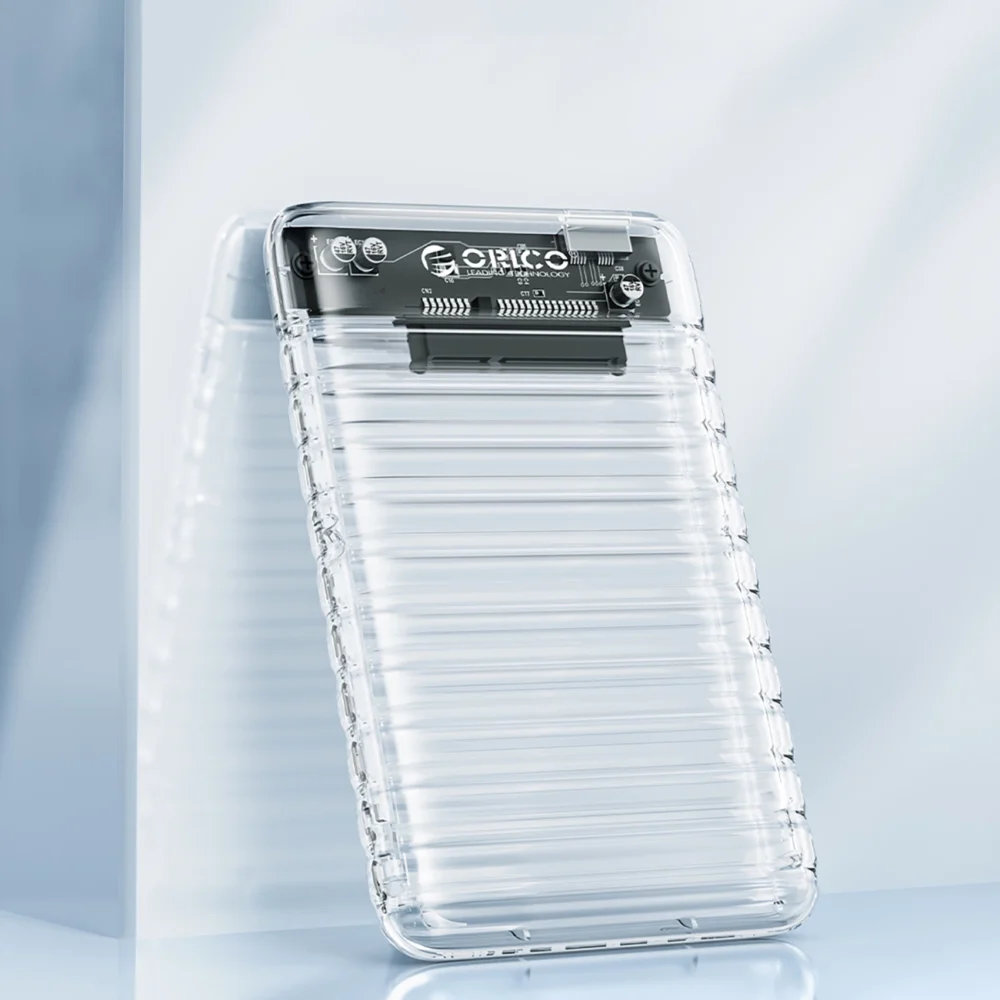 Orico 2139U3-V1 2.5" HDD/SSD USB Micro-B 5Gb/s Disk Drive - Transparenteng