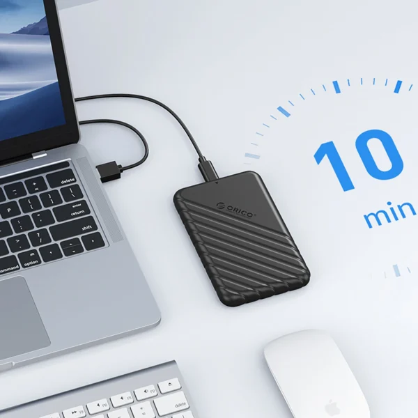 Orico 25PW1-U3 2.5" HDD/SSD USB3.0 Micro-B 5Gb/s Disk Cartridge - Blackeng