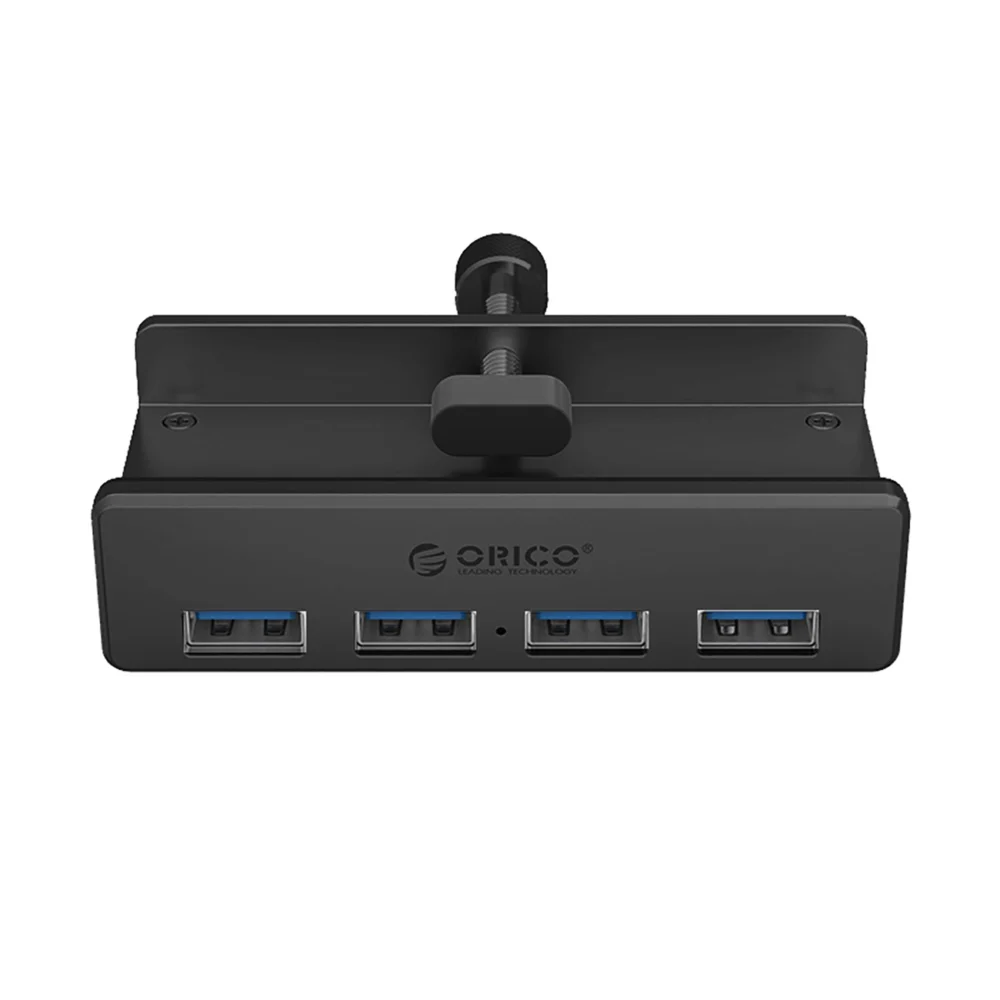 Orico MH4PU Hub Clamp-Mounted 4x USB-A 3.0 - Blackeng