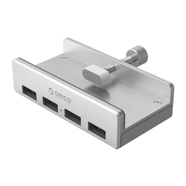 Orico MH4PU Hub Clamp-Mounted 4x USB-A 3.0 - Silvereng