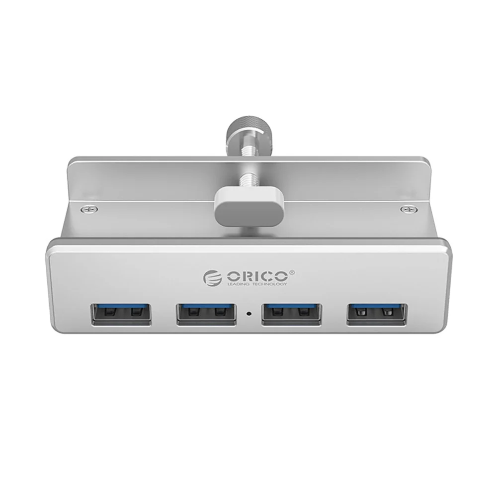 Orico MH4PU Hub Clamp-Mounted 4x USB-A 3.0 - Silvereng