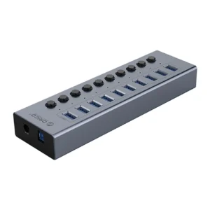 Orico BT2U3-10AB Hub 10x USB-A 3.0 with switches - grayeng