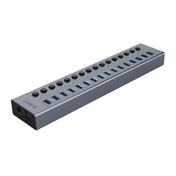 Orico BT2U3-16AB Hub 16x USB-A 3.0 with switches - grayeng