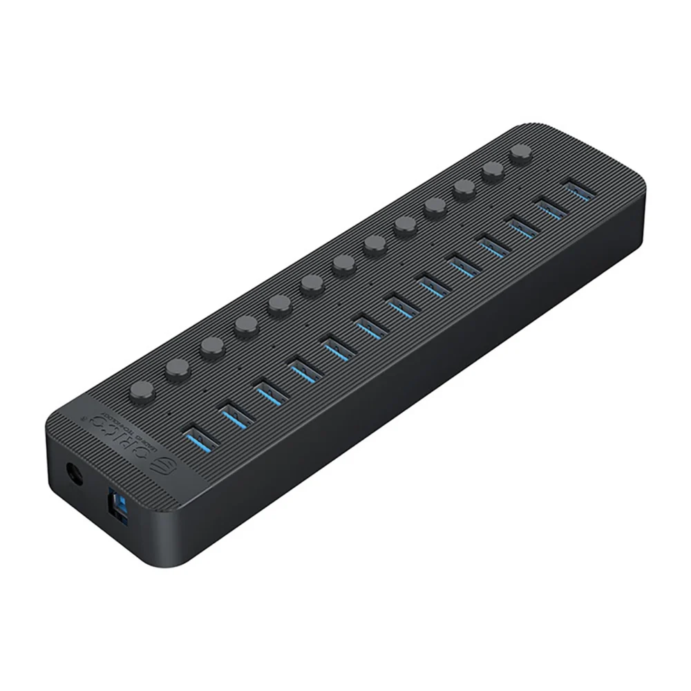 Orico CT2U3-13AB 13x USB-A 3.0 Hub with Switches - Blackeng
