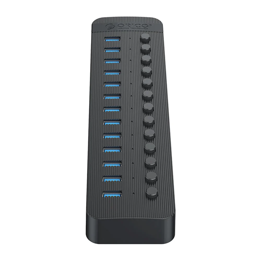 Orico CT2U3-13AB 13x USB-A 3.0 Hub with Switches - Blackeng