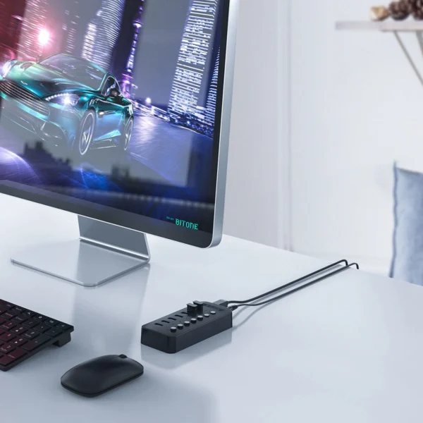 Orico CT2U3-13AB 13x USB-A 3.0 Hub with Switches - Blackeng
