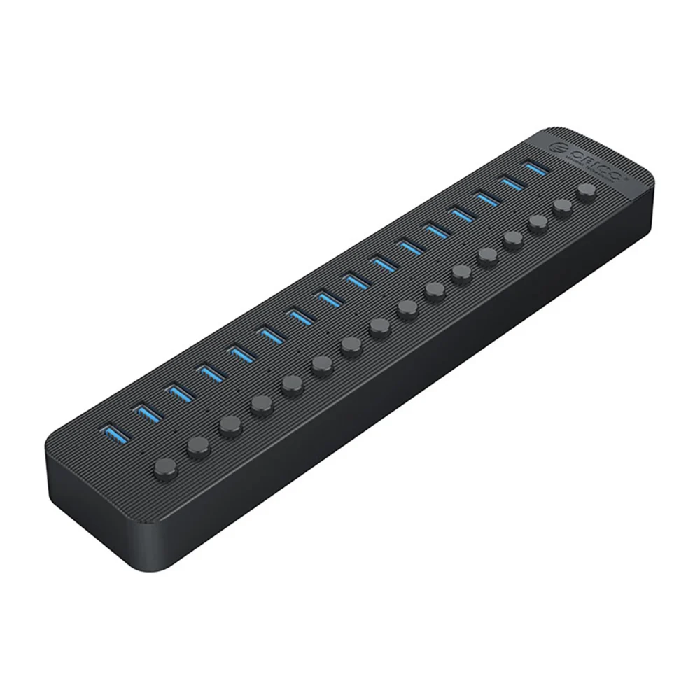 Orico CT2U3-16AB 16x USB-A 3.0 Hub with Switches - Blackeng