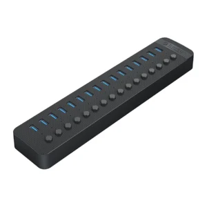 Orico CT2U3-16AB 16x USB-A 3.0 Hub with Switches - Blackeng