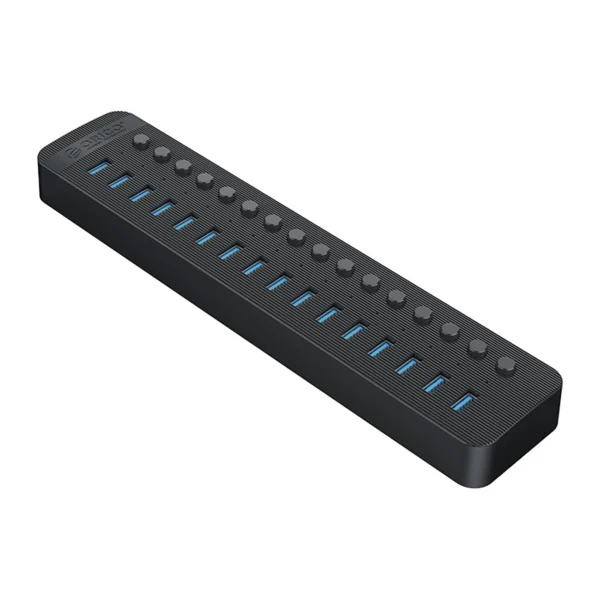 Orico CT2U3-16AB 16x USB-A 3.0 Hub with Switches - Blackeng