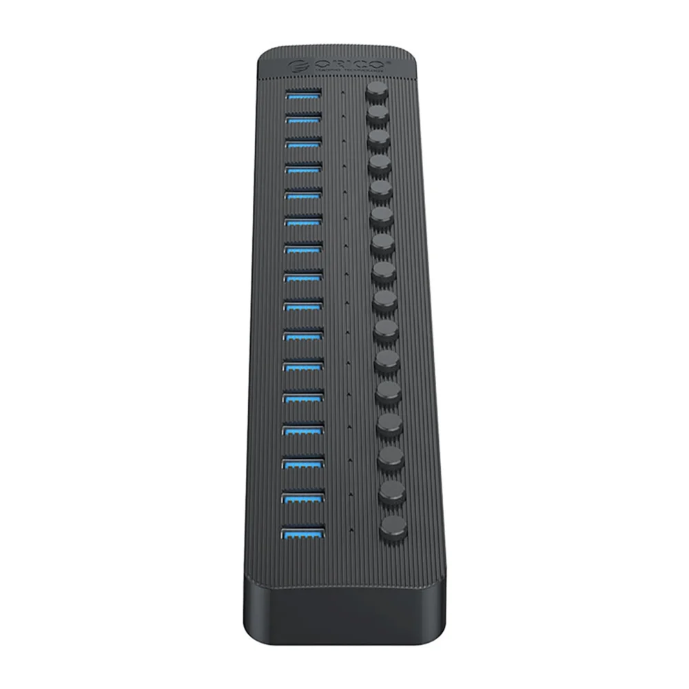 Orico CT2U3-16AB 16x USB-A 3.0 Hub with Switches - Blackeng