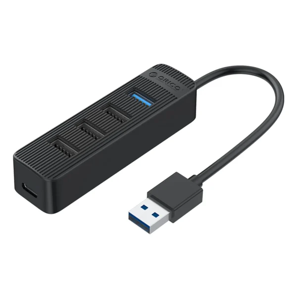 Orico TWU32-4A USB-A 3.1 hub / 1x USB-A 3.1 + 3x USB-A 2.0 + USB-C 5V/3A - blackeng