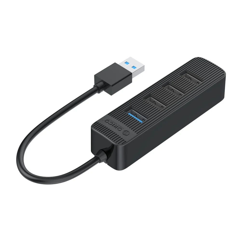 Orico TWU32-4A USB-A 3.1 hub / 1x USB-A 3.1 + 3x USB-A 2.0 + USB-C 5V/3A - blackeng