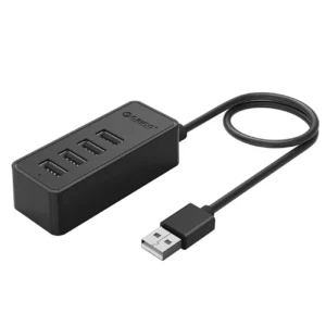 Hub Orico W5P-U2-100 4x USB-A 2.0 + microUSB 5V 1m - blackeng
