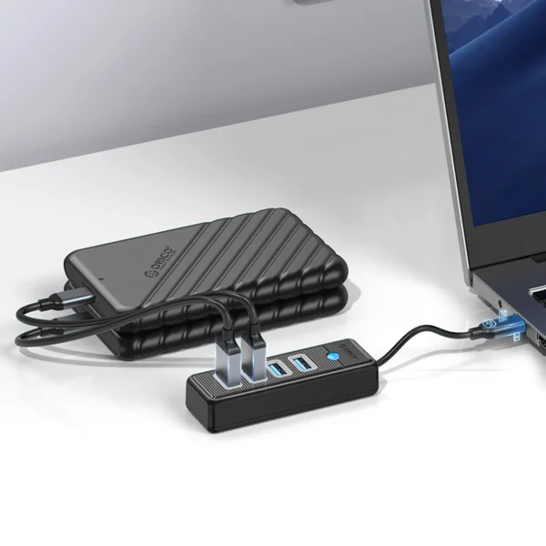 Orico PWC2U-C3 USB-C Hub / 2x USB-A 3.0 + 1x USB-C 3.0 - Blackeng