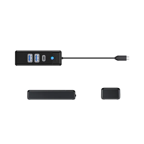 Orico PWC2U-C3 USB-C Hub / 2x USB-A 3.0 + 1x USB-C 3.0 - Blackeng