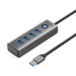 Hub Orico PDD4U-U3 4x USB-A 3.0 - grayeng