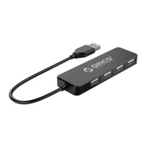 Orico FL01 USB-A Hub Docking Station 4x USB-A 2.0 - Blackeng