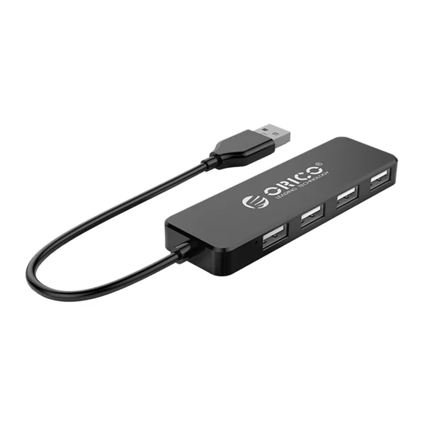 Orico FL01 USB-A Hub Docking Station 4x USB-A 2.0 - Blackeng