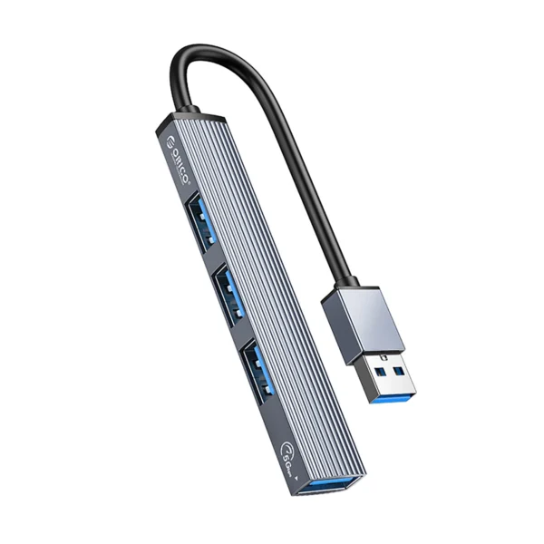 Orico AH-A13 USB-A Hub Docking Station 1x USB-A 3.0 + 3x USB-A 2.0 - Grayeng