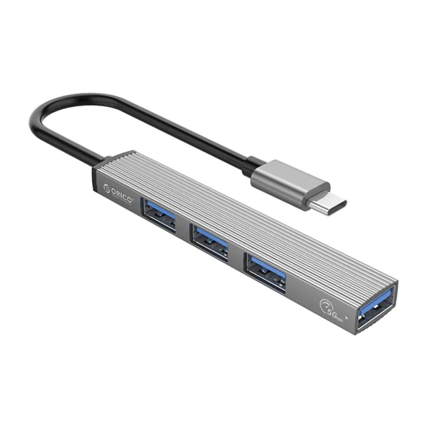 Orico AH-13 USB-C Hub Docking Station 1x USB-A 3.0 + 3x USB-A 2.0 - Grayeng