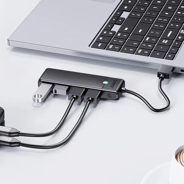 Orico PAPW4A-C3 USB-A Hub Docking Station 4x USB-A 3.0 - Blackeng