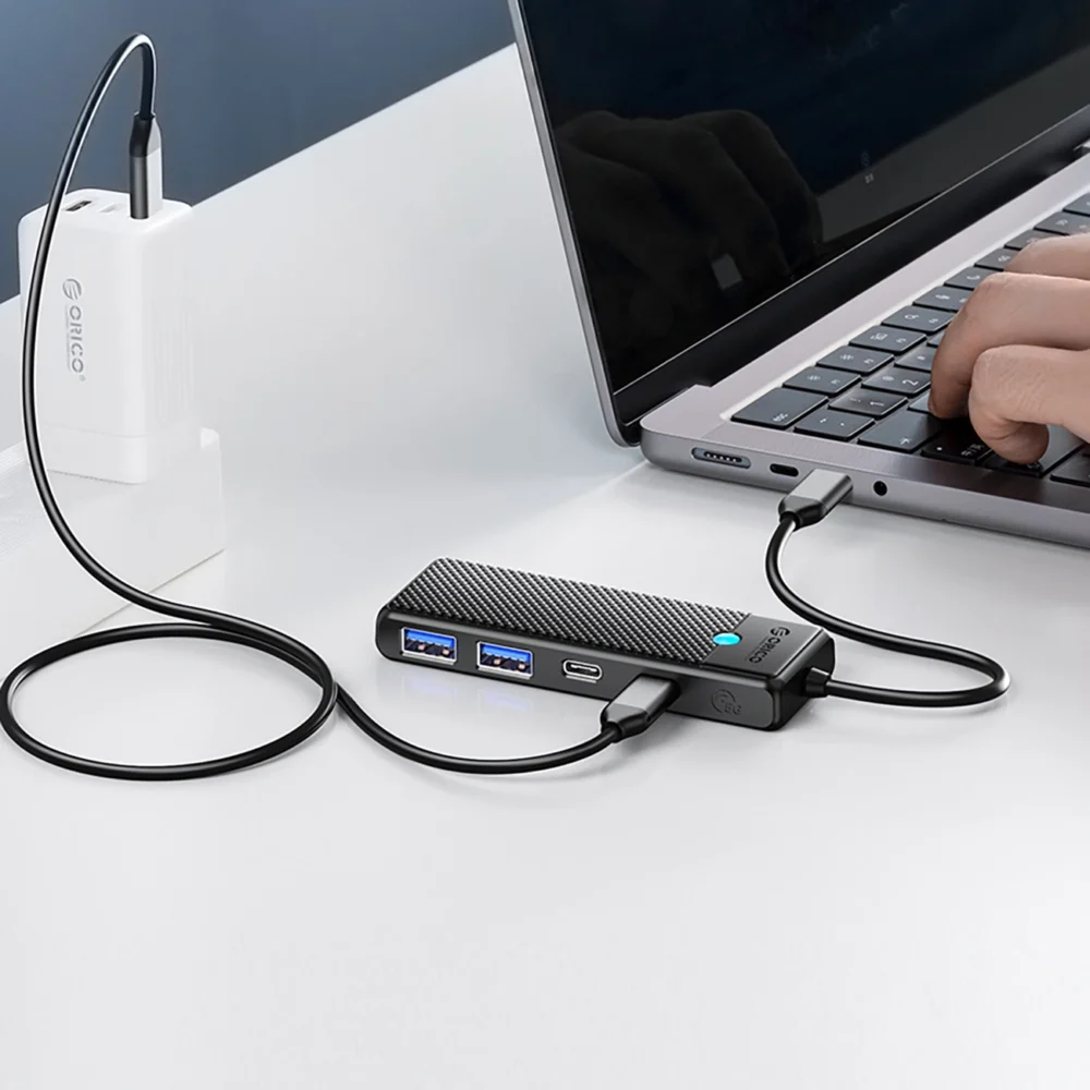 Orico PAPW4A-C3 USB-A Hub Docking Station 4x USB-A 3.0 - Blackeng
