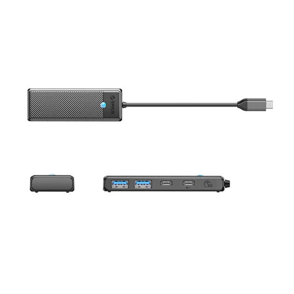 Hub USB-C Orico PAPW2AC-C3 docking station 2x USB-A 3.0 + 2x USB-C 3.0 - blackeng