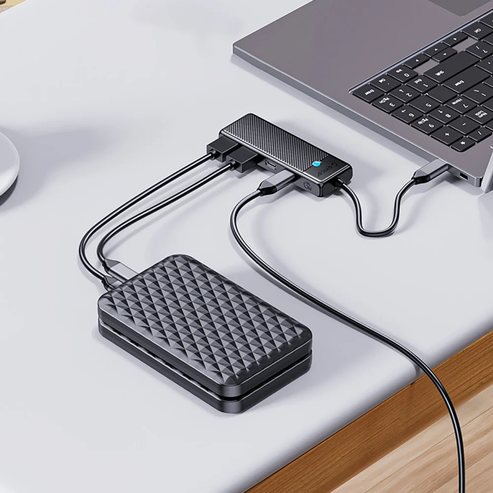 Hub USB-C Orico PAPW2AC-C3 docking station 2x USB-A 3.0 + 2x USB-C 3.0 - blackeng