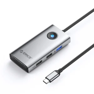 Orico PW11-5P USB-C Hub Docking Station 1x USB-A 3.0 + 2x USB-A 2.0 + 1x USB-C PD + 1x HDMI - Grayeng