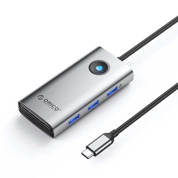 Orico PW11-6P USB-C Hub Docking Station 3x USB-A 3.0 + 1x USB-C 2.0 + 1x HDMI - Grayeng
