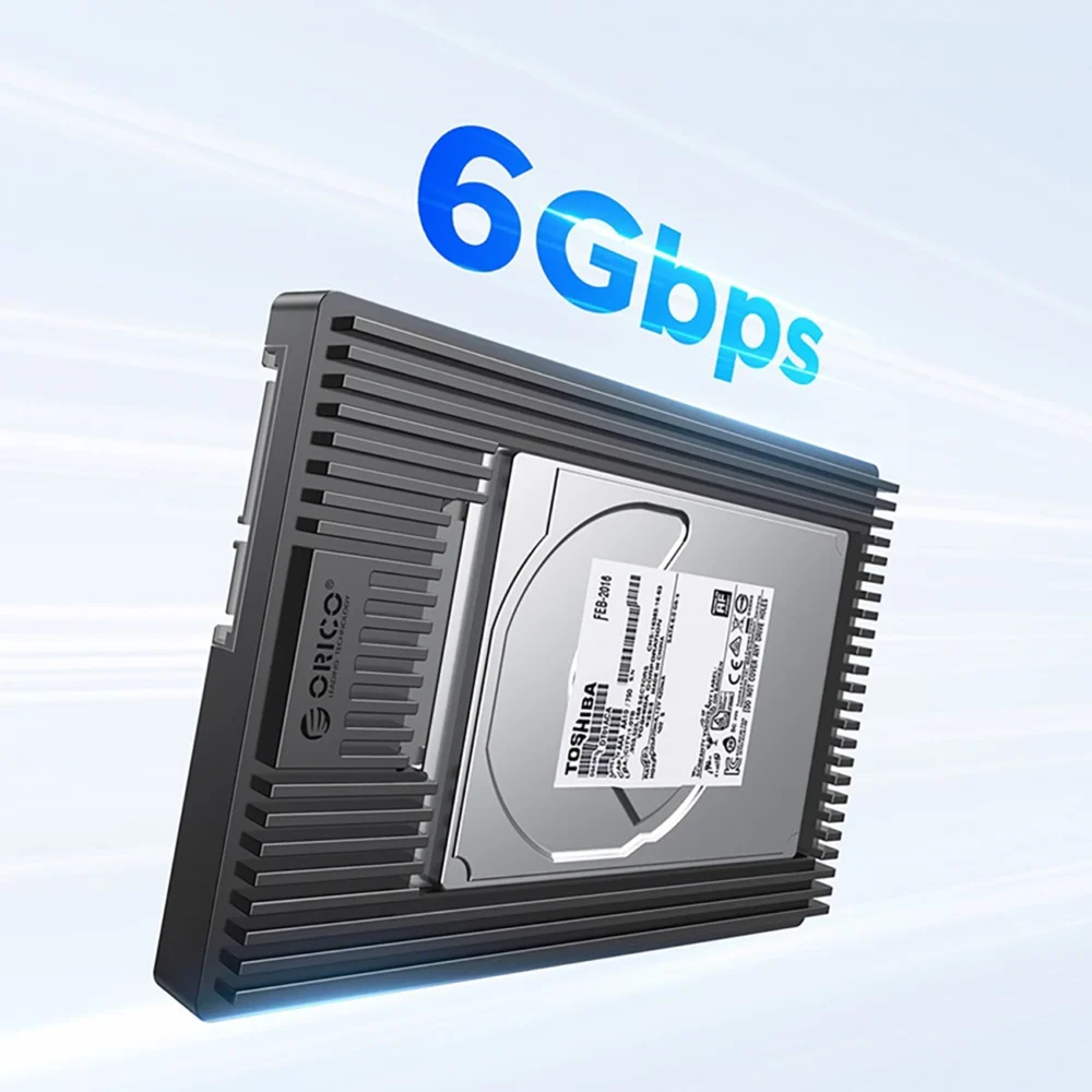 Orico D2SS-6G Drive Adapter 2.5" to 3.5" Converter - Blackeng