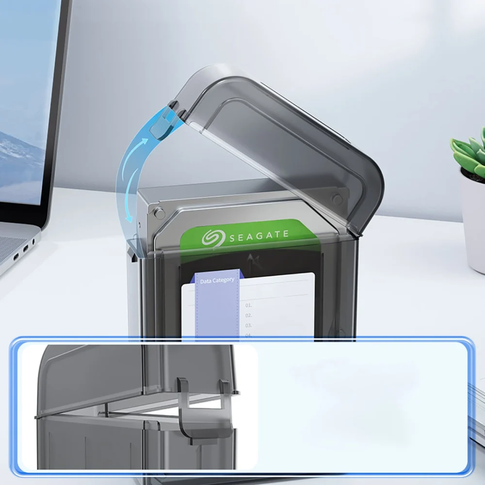 Orico PPH-25 protective case 2.5" disk box - semi-transparent, grayeng