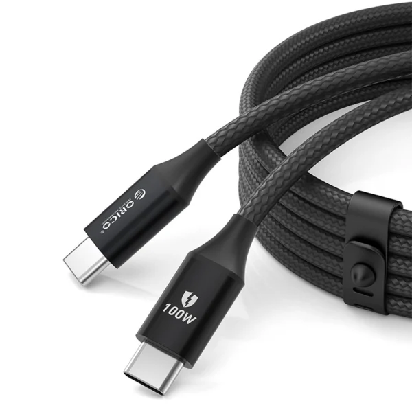 Orico CDX 100W 5A Power Delivery USB-C - USB-C cable 1m - blackeng