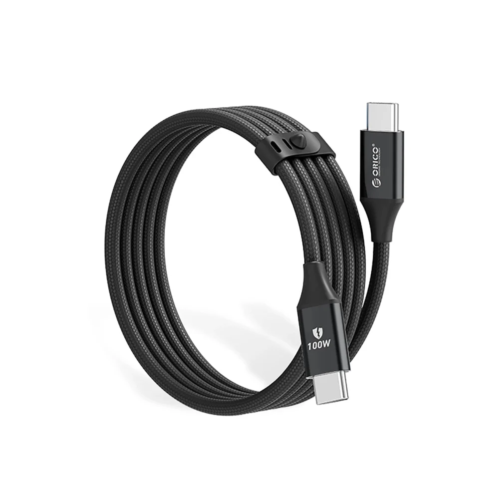 Orico CDX 100W 5A Power Delivery USB-C - USB-C cable 1m - blackeng