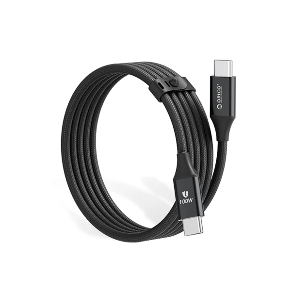 Orico CDX 100W 5A Power Delivery USB-C - USB-C cable 1m - blackeng