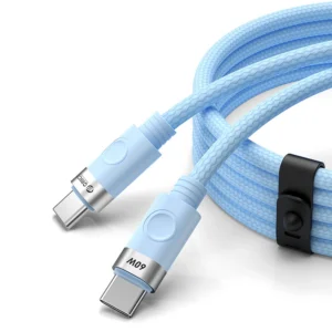Orico CDX 60W 3A Power Delivery USB-C - USB-C cable 1m - blueeng