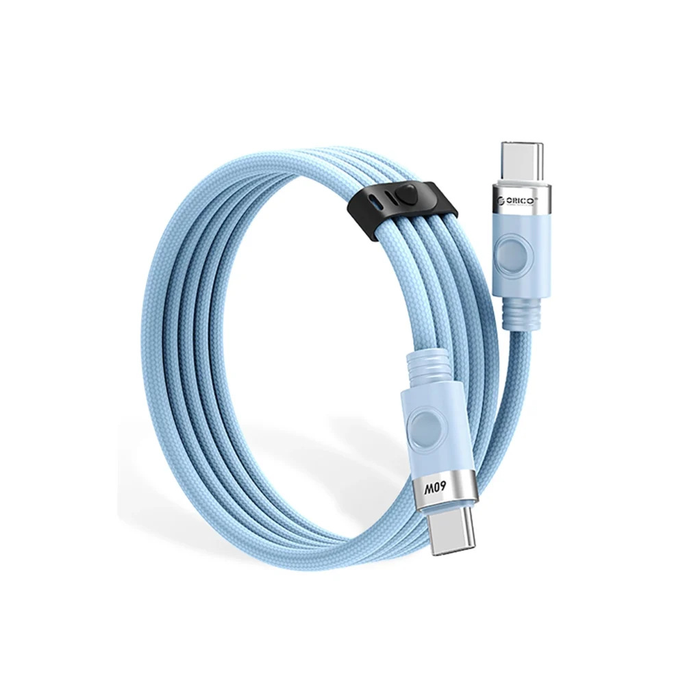 Orico CDX 60W 3A Power Delivery USB-C - USB-C cable 1m - blueeng