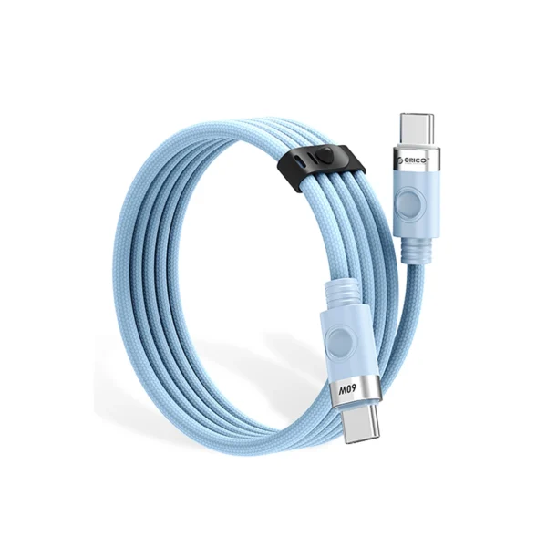 Orico CDX 60W 3A Power Delivery USB-C - USB-C cable 1m - blueeng
