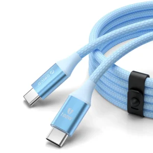 Orico CDX 100W 5A Power Delivery USB-C - USB-C cable 1m - blueeng