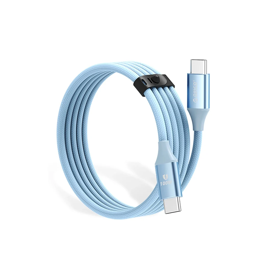 Orico CDX 100W 5A Power Delivery USB-C - USB-C cable 1m - blueeng