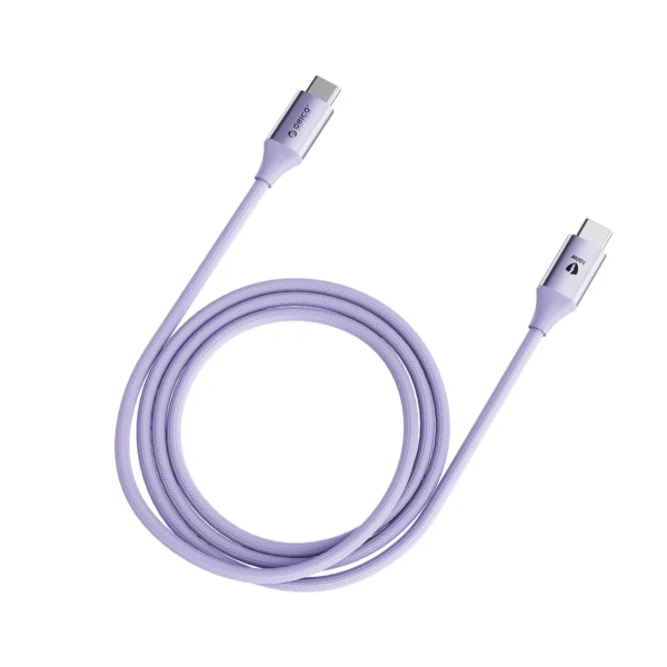 Kabel Orico CDX 100W 5A Power Delivery USB-C - USB-C 1m - fioletowypol