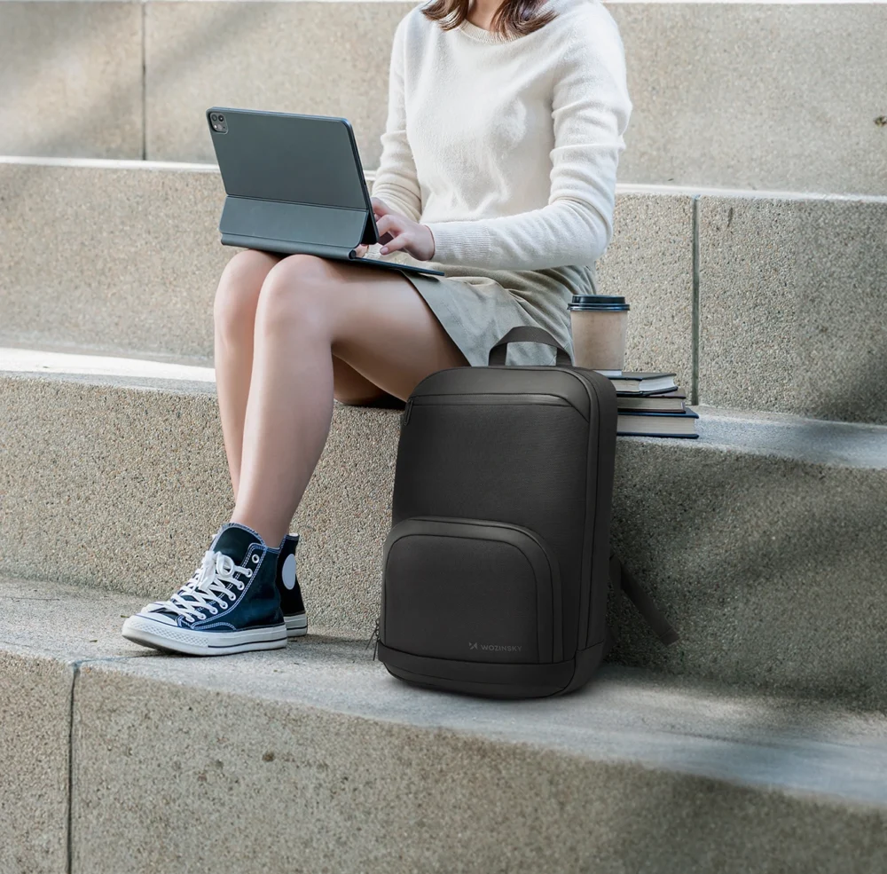 Wozinsky Premium Waterproof Laptop Backpack - Blackeng