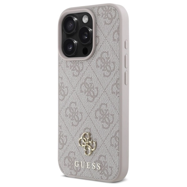 Guess Small Classic MagSafe iPhone 16 Pro Case - Pinkeng