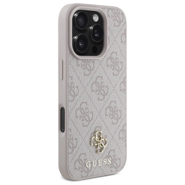 Guess Small Classic MagSafe iPhone 16 Pro Case - Pinkeng