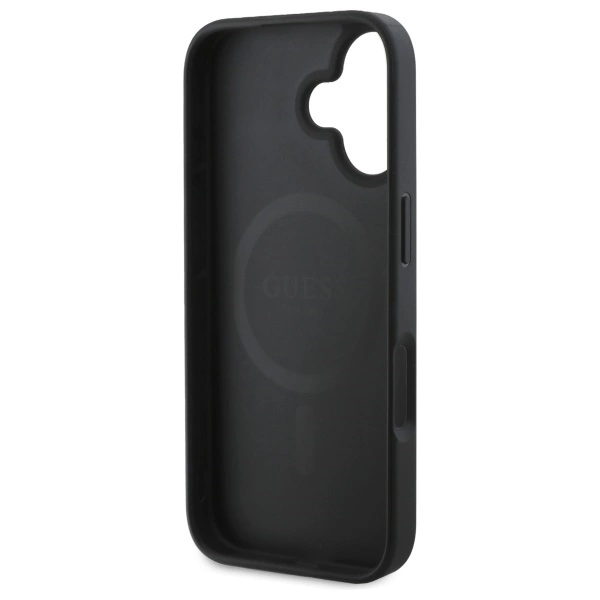 Guess Small Classic MagSafe case for iPhone 16 - blackeng