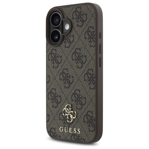 Guess 4G Small Classic MagSafe iPhone 16 Case - Browneng